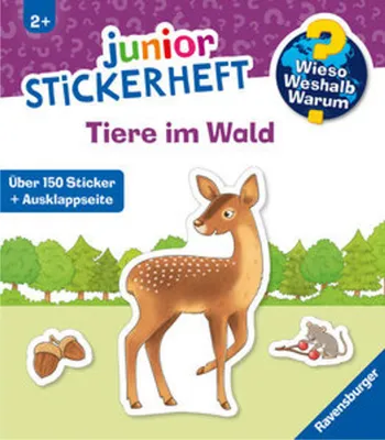 Image de Wieso? Weshalb? Warum? junior Stickerheft - Tiere im Wald