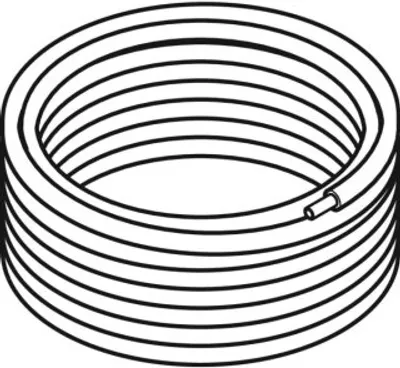 Produktbild von Geberit 619162002 Systemrohr ML, rund vorgedämmt 26mm