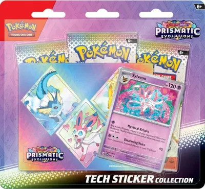 Produktbild von Pokemon Prismatic Evolutions: Glaceon Tech Sticker Collection