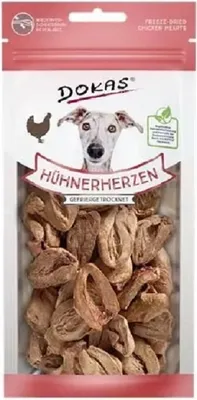 Produktbild von DOKAS - Hühnerherzen 8er Pack (8 x 22g)