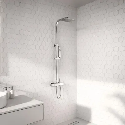 Produktbild von STERLING - Regendusche mit Thermostatarmatur - Chrom