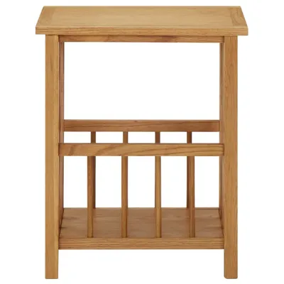 Produktbild von vidaXL Zeitungstisch 45x35x55 cm Eiche Massivholz