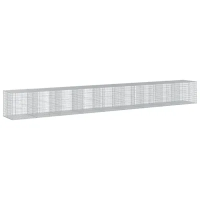 Produktbild von vidaXL Gabione mit Deckel 900x100x100 cm Verzinktes Eisen