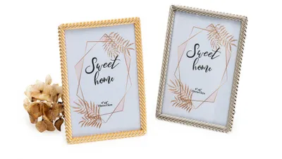 Obrázok produktu pre Zlatý fotorámik LACE 10x15