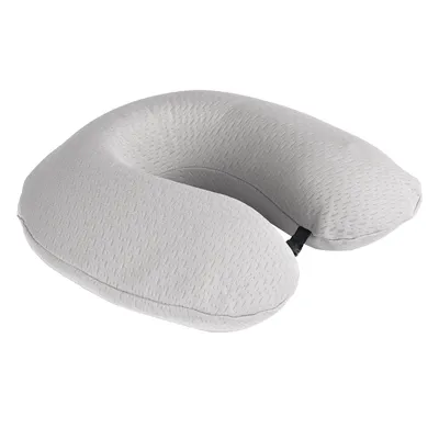 Produktbild von Komfortec Reisekissen, Memory Schaum Nackenhörnchen, Nackenkissen für Flugzeug, Auto, Bus, Zug und Camping U-Form Memory Foam Travel Pillow, Leicht, Grau