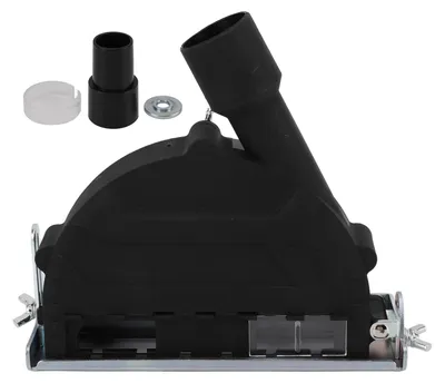 Produktbild von Winkelschleifer-Staubschutz, Schutzeisen, einfach zu installieren, stabil, verstellbar, effektiver Kollektoraufsatz für 100 bis 135 mm