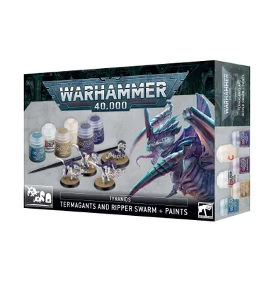 Produktbild von Warhammer 40.000 Tyranids Termagants and Ripper+Paints