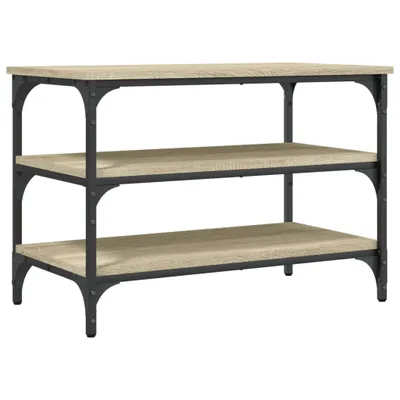 Zdjęcie produktu dla Ławka na buty, dąb sonoma, 70x38,5x49 cm