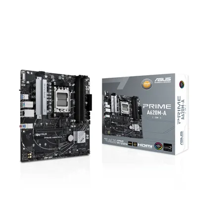 Obrázek produktu pro ASUS Pro A620M-C-CSM - Základní deska - micro ATX - Socket AM5 - čipová sada AMD B650 - USB 3.2 Gen 1, USB 3.2 Gen 2, USB-C 3.2 Gen2 - Gigabit LAN - Integrovaná grafika (vyžaduje CPU) - HD Audio (8kanálové) (90MB1F80-M0EAYC)