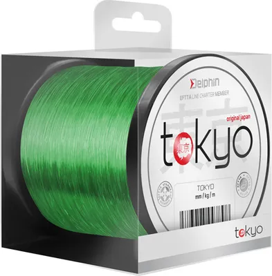 Produktbild von DELPHIN TOKYO, 1100m, 0,33mm, 8.2kg / 18,08lbs, grün, Karpfen Angelschnur, 101000856