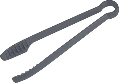 Image de Fackelmann Pince à barbecue BBQ, pince de cuisine extra longue pour une prise en main sans effort, pince pour retourner les aliments à griller, pince à barbecue avec rainures en relief, pince polyvalente de qualité pour griller (couleur : noir)