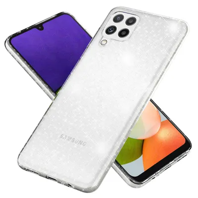 Image de Étui transparent à paillettes NALIA pour Samsung Galaxy A22
