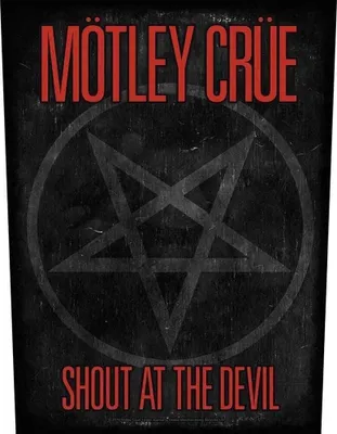 Obrázek produktu pro Mötley Crüe Shout At The Devil Pentagram Nášivka 36 x 30 cm
