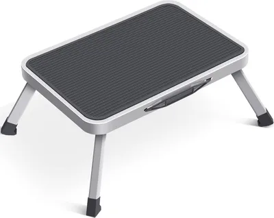 Produktbild von Tritthocker zusammenklappbar Leiter Rutschfester Gummimatte 150 kg