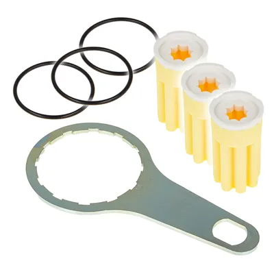 Immagine prodotto di chiave per filtro olio tecuro per filtro olio da riscaldamento incl. inserto filtro Siku 50-70 my e O-ring