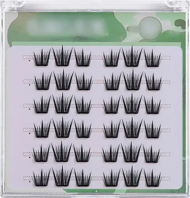 Image de INF Faux Cils Individuels Noir Naturel - 36 Pièces, Fibre Synthétique