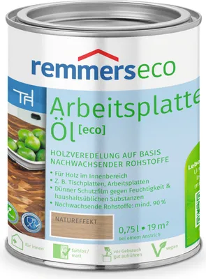 Produktbild von Remmers Arbeitsplatten-Öl [eco] natureffekt 0,75 l, Holzpflege