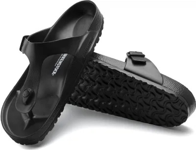 Produktbild von Birkenstock Gizeh Eva Zwart Normaal Voetbed - Slipper - 128201