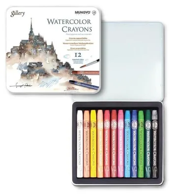 Produktbild von Gallery-Aquarellstifte, 12 Stück, MUNGYO