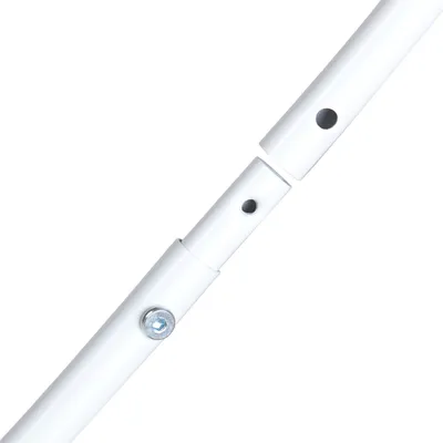 Obrázok produktu pre WISFOR 2,4 m okrúhly svadobný oblúk Double Tube DIY Iron Dekoratívne záhradné pozadie Kvetinový rám Manželský oblúk pre svadobnú párty dekoráciu Vonkajší interiér