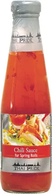 Produktbild von THAI PRIDE Chili-Sauce für Frühlingsrollen 295ml | Würzig | Spring Rolls Chili Dipsauce