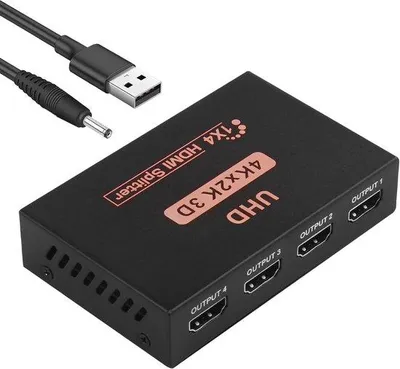 Image de Diviseur HDMI 4K 3D 1 entrée / 4 sorties