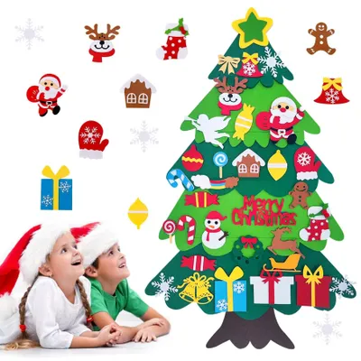 Immagine prodotto di Albero di Natale fai-da-te in feltro per bambini