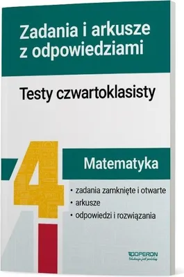 Immagine prodotto di Matematyka Testy Zadania i Arkusze Czwartoklasisty