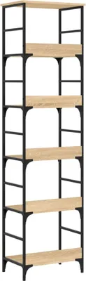 Obrázok produktu pre vidaXL Regál Sonoma dub 50 x 33 x 188,5 cm Materiál na báze dreva