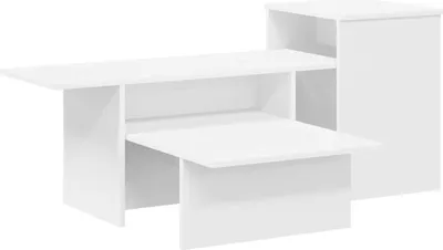 Produktbild von Konsolentisch Weiß 91,5 x 35 x 38,5 cm Holzwerkstoff