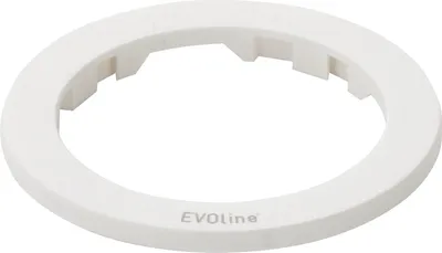 Produktbild von Evoline One Abdeckring Steckdosen Abdeckung Sichtblende aus Kunststoff weiß