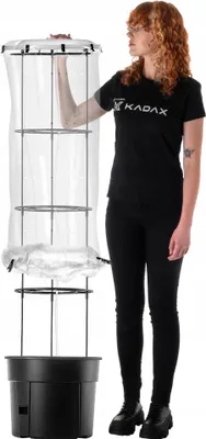 Produktbild von Tomaten-Pflanztopf - Pflanzkübel 28 L - Set Mit Deckel/Haube - Für Gewächshaus, Balkon Und Garten
