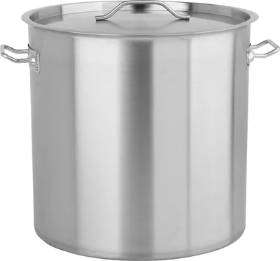 Obrázek produktu pro Vysoký hrnec s víkem 38 x 38 cm, 43 l, nerezová ocel 201