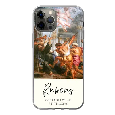 Produktbild von MuchoWow® Handyhülle Schutzhülle Hülle für iPhone 12 Pro Barock - Kunst - Rubens Silikon Softcase Handy Hülle - Abdeckung