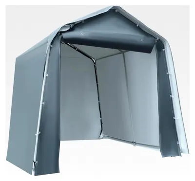 Produktbild von Wetterfeste Fahrradgarage Gerätehaus Zeltgarage 2,4x2,4x2,4m, UV-beständig für Fahrräder, Motorräder, Gartengeräte