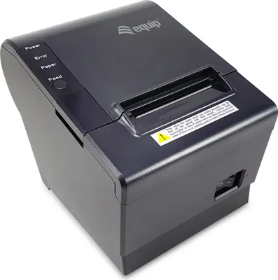 Zdjęcie produktu dla Termiczna drukarka paragonów POS Equip 58 mm z automatycznym obcinaczem, złączem USB/Ethernet/szufladą kasową