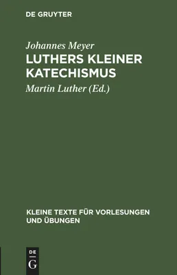 Produktbild von Luthers kleiner Katechismus