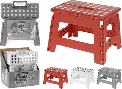 Image de Tabouret Pliable Assortiements De Couleurs 27x28x21cm 80kg