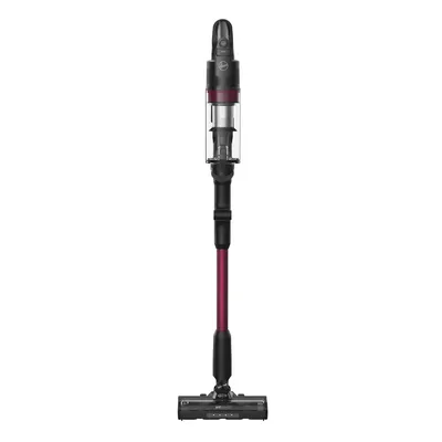 A Hoover cordless vacuum cleaner is shown against a white background.
