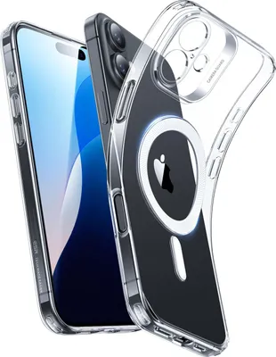 Image de ESR Zero Clear Case (HaloLock), Compatible avec iPhone 16, Transparent