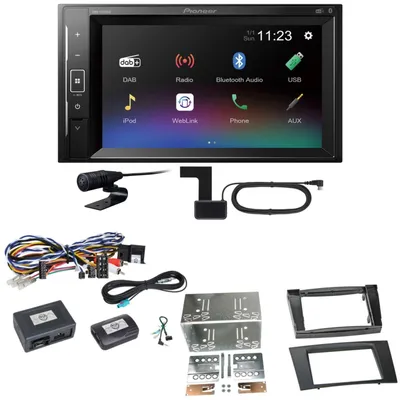 Produktbild von Pioneer DMH-A240DAB Digitalradio Bluetooth Einbauset für Mercedes W211 CLS W219