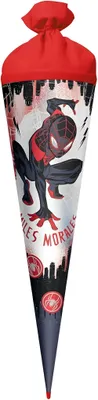 Produktbild von Roth Lizenz-Schultüte, Marvel Spiderman (Miles Morales), 70 cm, Folie