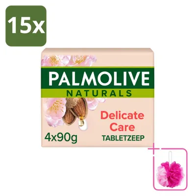 Zdjęcie produktu dla 15 sztuk mydła w płynie Palmolive Naturals Delicate Care – opakowanie ekonomiczne