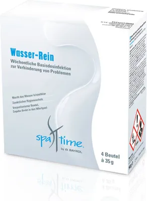Produktbild von BAYROL SpaTime Wasser-Rein 0,14 kg Basisdesinfektion zur Verhinderung von Problemen  | Dose (140 g)