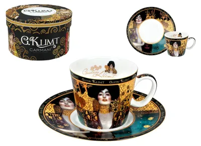 Obrázok produktu pre Šálka espressa – G. Klimt, Judith (CARMANI), Obrázok generovaný UI
