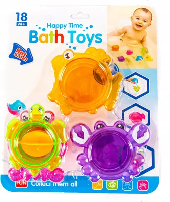 Produktbild von Bunte Badebecher Stapelbecher Set - Wasserspielzeug für Badewanne & Strand - Sicherer Badespaß