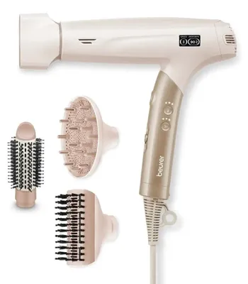 Image de BEURER HC 150 FusionDry Pro Sèche-cheveux, Couleur:Rose