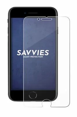 Produktbild von Savvies Schutzglas für Apple iPhone SE 2 / SE 3 Displayschutz 9H Glas klar transparent