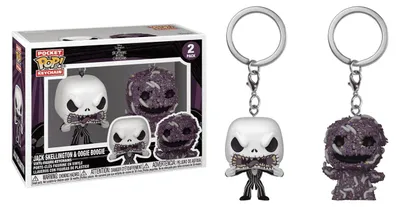Obrázek produktu pro Funko POP! Keychain Nightmare Before Christmas 2-Pack Jack and Oogie