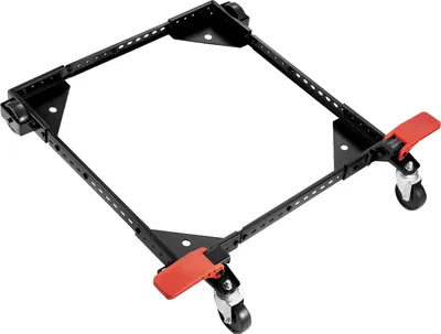 Immagine prodotto di SKYSHALO Supporto mobile, supporta fino a 500 libbre, può essere esteso in modo flessibile da 12 x 12 pollici a 36 x 36 pollici, robusta base mobile con rotelle, ideale per le attrezzature per la lavorazione del legno,
